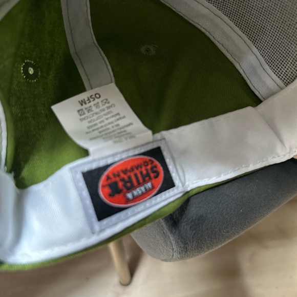 Alaska -Baseball Cap Hat Green Beige Alaska Tree NWT! OSFM - Picture 7 of 7